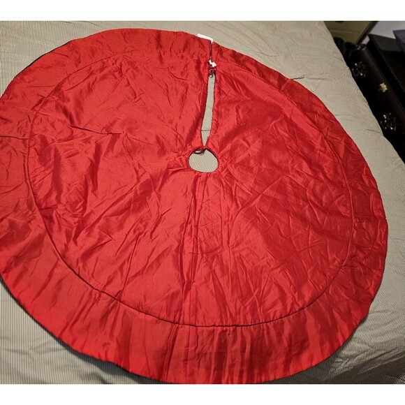 3D Quilted Applique Frosty The Snowman Christmas Tree Skirt Holiday Decor Cheery - Picture 3 of 6